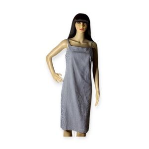 J. Crew Railroad Stripe Sleeveless Dress Size 10